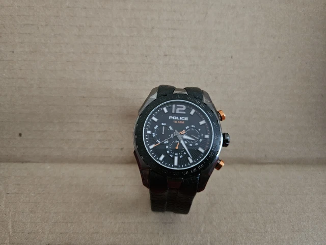 Police shop watch 12898j