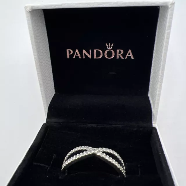 PANDORA Crossing Bands RING Size 54/US 7