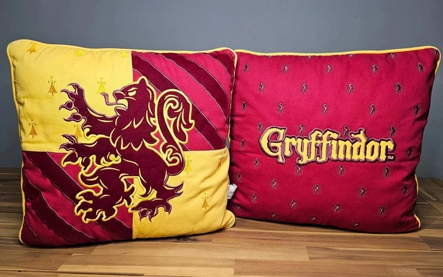 Harry Potter Gryffindor Pillow Set Bed Couch Universal Studios Wizarding World