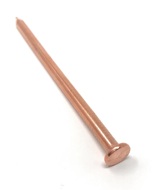 12 PACK USA MADE! Copper 4 Inch Long Nail Spikes Kills Trees Stumps Roots