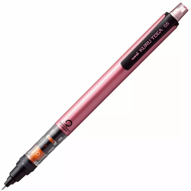 Uni Mechanical Pencil Kuru Toga Pipe Slide Model 0.5mm Pink  Japan free ship