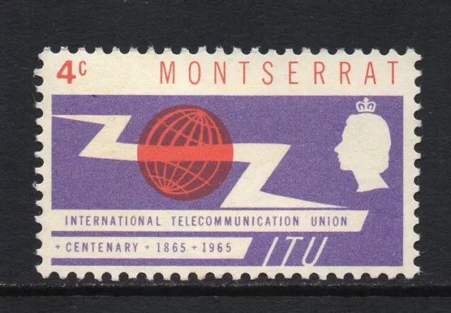 Montserrat - 1965 - 4c I.T.U. Centenary (sg158) MNH