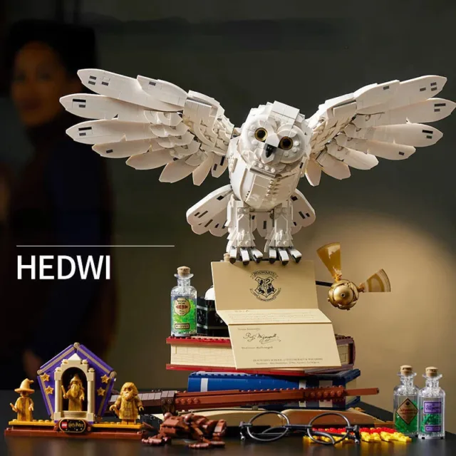 Magic Harry Potter Hedwiged Owl Building Blocks Bricks Model Assembled Kids Toys