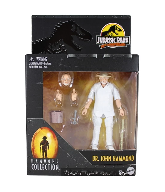 MATTEL JURASSIC PARK 30th Anniversary Dr. John Hammond Collection 3.75