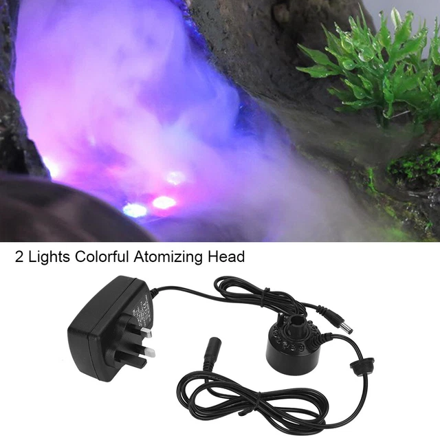Humidificateur D' à 12 Lumières à Tête Atomisante Et Colorée Pour Fontaine
