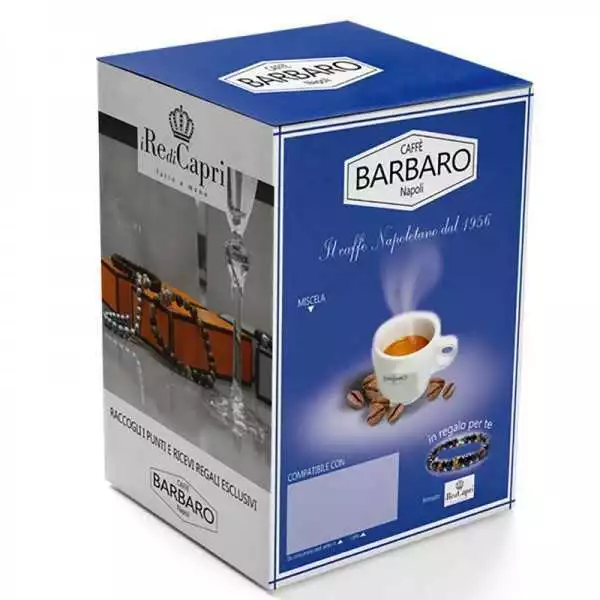 100 capsule Caffè Barbaro cremoso Napoli compatibili LAVAZZA A Modo Mio