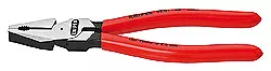 Knipex 0201200 High Leverage Combination Pliers Plastic Coated 8 In