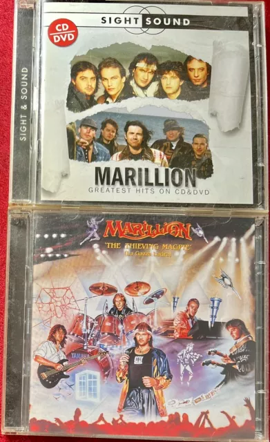 MARILLION Greatest Hits CD + DVD Sight Sound & The Thieving Magpie 2x CD