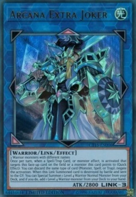 Yugioh-Arcana Extra Joker-Ultra Rare-1st Edition-CT15 EN006 (NM)
