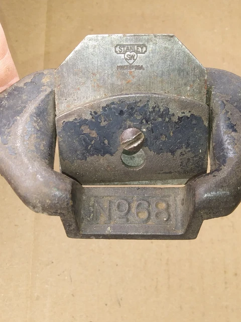 Stanley Sweetheart No. 68 Cabinet Scraper Spoke Shave Flat Sole INV331 3