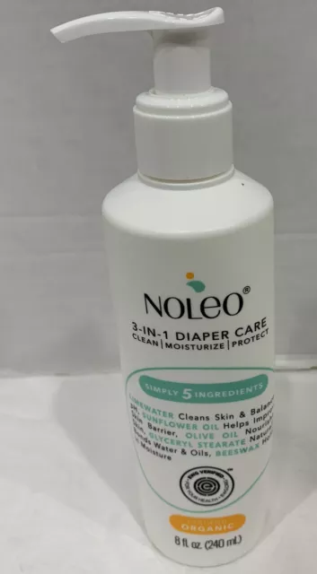 Multipurpose Organic Diaper Care - EWG 3-in-1 8 Oz Bottle
