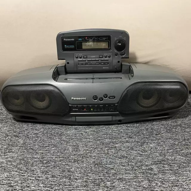 Panasonic RX-DT75 CD / Jack Écouteurs/Cassette/Radio Boombox De Japon Usé F/S