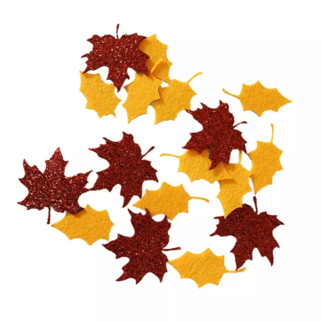 20 G/Pack M Thanksgiving Party Decoration Nonwoven Maple Leaves