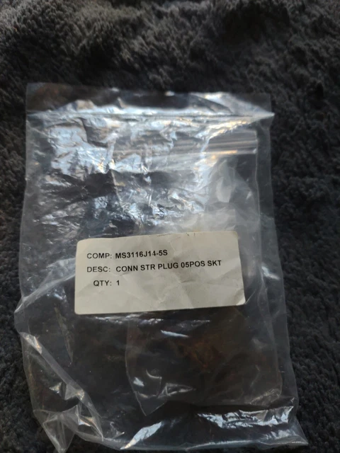NEW - MS3116J 14-5S - 5 Pin Female Plug Kit