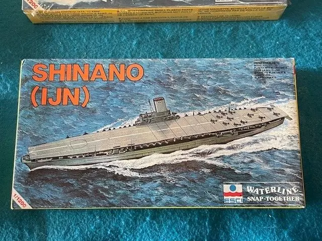 1/1200 WW II USN & IJN warships - ESCI & Pyro - 5 kits