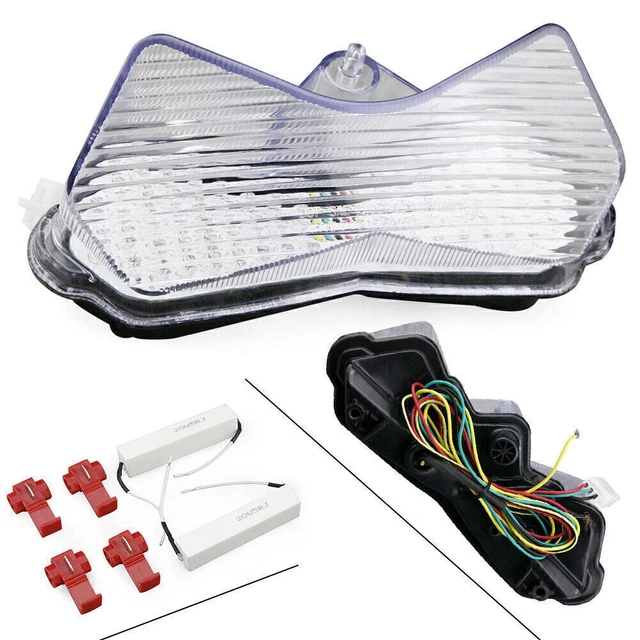 Fanale Posteriore LED Per Kawasaki Ninja ZX-6R/Z1000 - Fumo, DOT - Foto 6