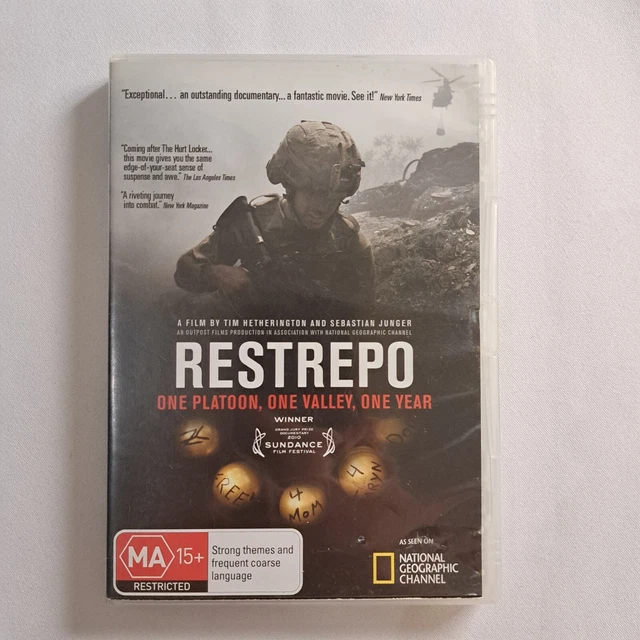 RESTREPO 2009 DVD Documentary Afghanistan War Region 4 LLM1 12.95