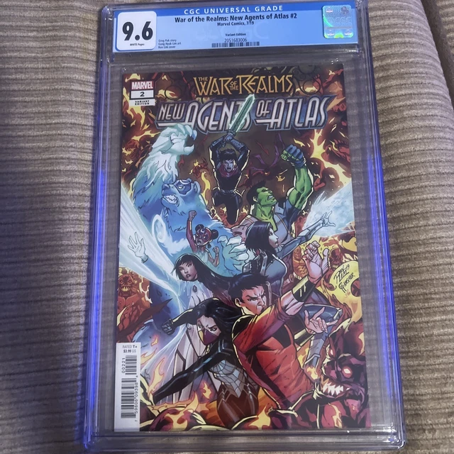 War of the Realms New Agents of Atlas #2B Lim 1:25 Variant CGC 9.6 2019