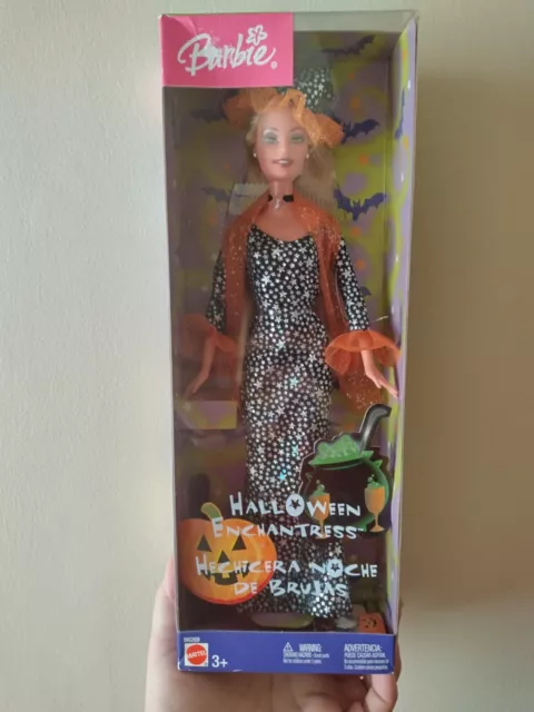 RARE BARBIE HALLOWEEN Enchantress Witch Doll Toy Brand New