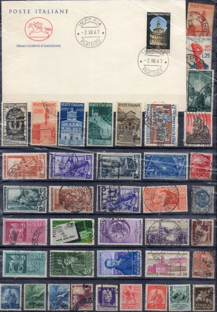 ITALIE ! Lot de Lettres et Timbres anciens depuis 1900 ! NEUFS