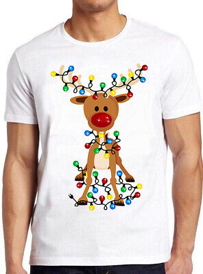 Christmas Reindeer Xmas Adorable Party Gift Man Woman Tee T Shirt M452