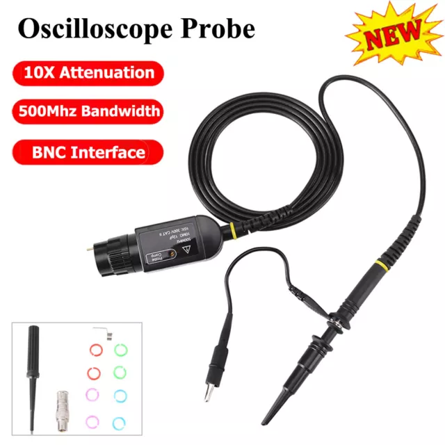 Oscilloscope Probe Oscilloscope Probe Lead Kit BNC P6500 500MHz 10X Attenuation