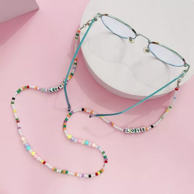 Style Sunglasses Chains Spectacle Cord Mask Chain Rice Beads Glasses Chain