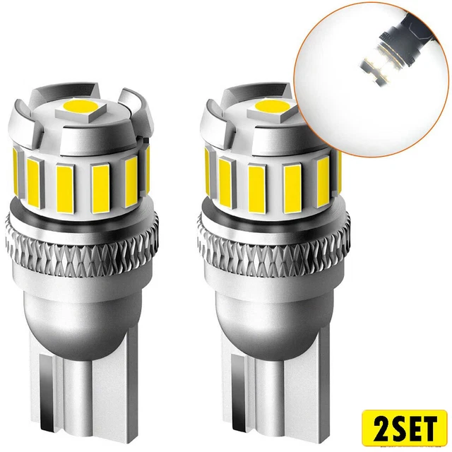4x 194/168/2825 AUXITO T10 Light LED Map Marker License Plate Bulbs White 6000K