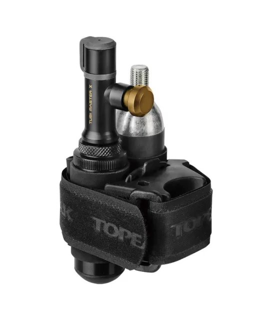 Topeak Tubi Master X Kit Riparazione e Gonfiaggio Tubeless (1 Cartuccia CO2 da 2