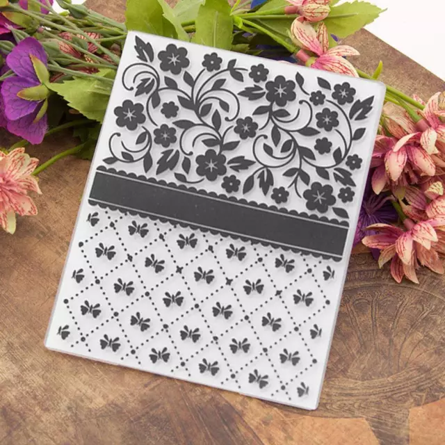 DIY Scrapbooking Plastic Embossing Template Folder Stencil for Album Card