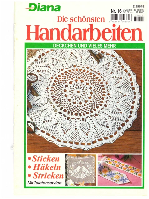 Diana Die schönsten Handarbeiten Nr. 16 - 1996 RAR!!!