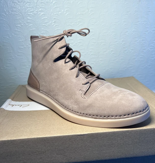 STIVALETTI CLARKS HALE Rise Donna Taupe Nubuck In Vera Pelle Taglia Uk 7D EUR 47 48 PicClick IT