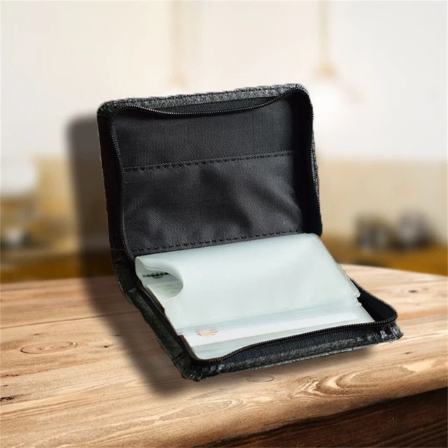 Lock Slim Wallet Secure Men Women RFID Blocking Money Credit Card Holder Wallets