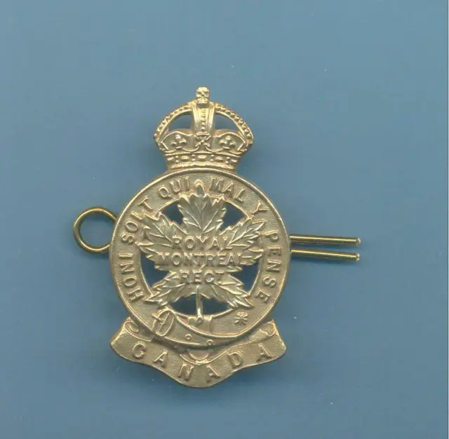 CANADIAN ARMY CAP Badge. The Royal Regiment Of Canada. ( 003. ). $12.70 ...
