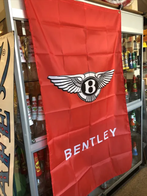 Bentley Flag New Red Vertical