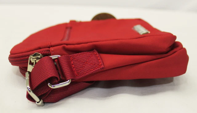 Samantha Brown Women's RFID To-Go Triple Compartment Crossbody MP7 Sangria OS 6