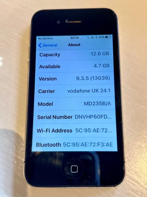 Apple iPhone 4s 16GB Smartphone - Black (Unlocked)