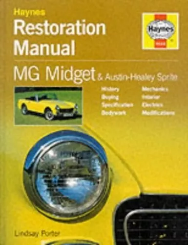 MG Midget and Austin-Healey Sprite Restoration Ma... by Porter, Lindsay Hardback