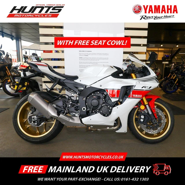 NEW Yamaha R1 World GP 60th Anniversary. £18,700 FREE SEAT COWL (NO ADMIN FEES!)
