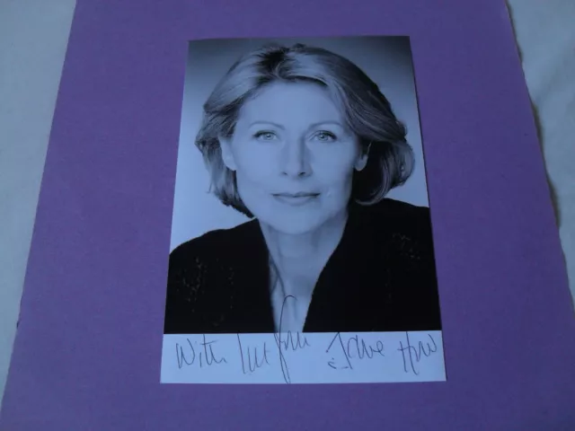 JANE HOW - autographed photo signed by Jane How DOCTOR WHO, EASTENDERS etc.