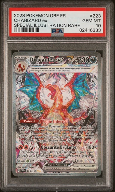 Firecracker Cards POKEMON FIRECRACKER CARD EX 223/197 Obsidian Flames PCA PSA 10 £438.67 ...