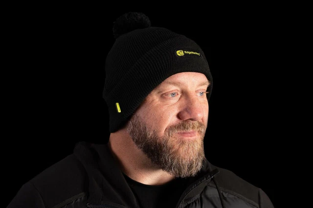 NEW 2022 RIDGEMONKEY APEarel Bobble Beanie Hat - GREEN / CAMO CARP FISHING HAT