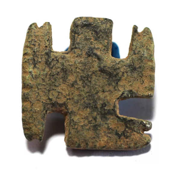 ZURQIEH -aD12588- ANCIENT ROMAN BRONZE SWASTIKA? 200 - 300 A.D