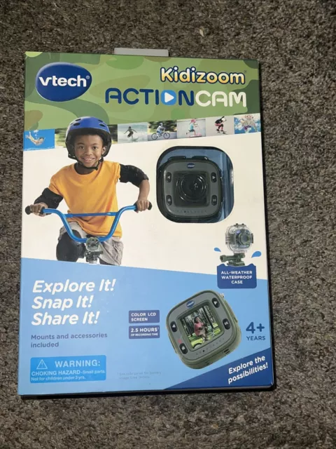 Vtech Kidizoom Action Cam Camo Green Model 80-170770