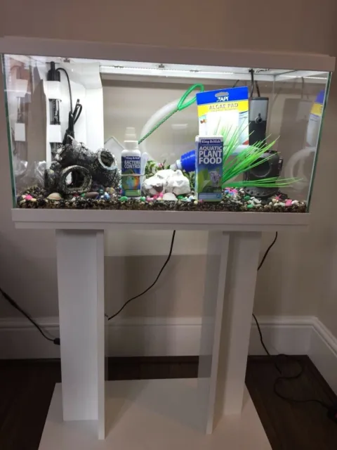 **BRAND NEW** Fish Tank Aquarium & Optional Stand: Heater, Filter & More Include 3