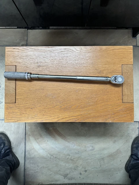 Snap-on 1/2-Inch Drive Click Torque Wrench - Head Only, Pre-Owned But Fully Functional
