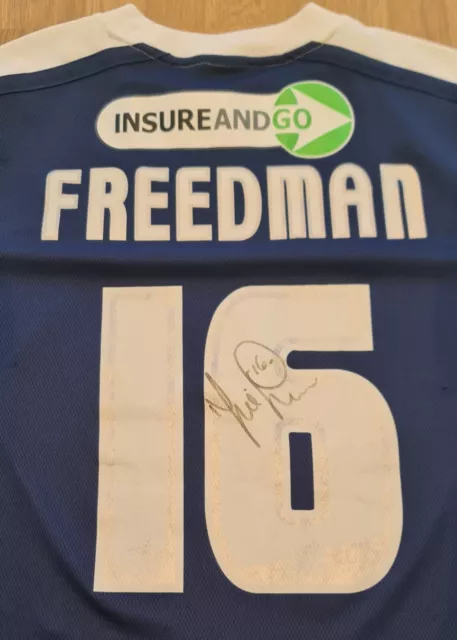 Southend United F.C 2009-10 Dougie Freedman Signed Shirt,