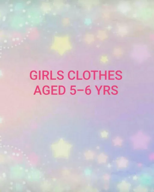 Girls Clothes Aged 5-6 Yrs Make Your Own Bundle, Tops Dresses Sweaters Skirts