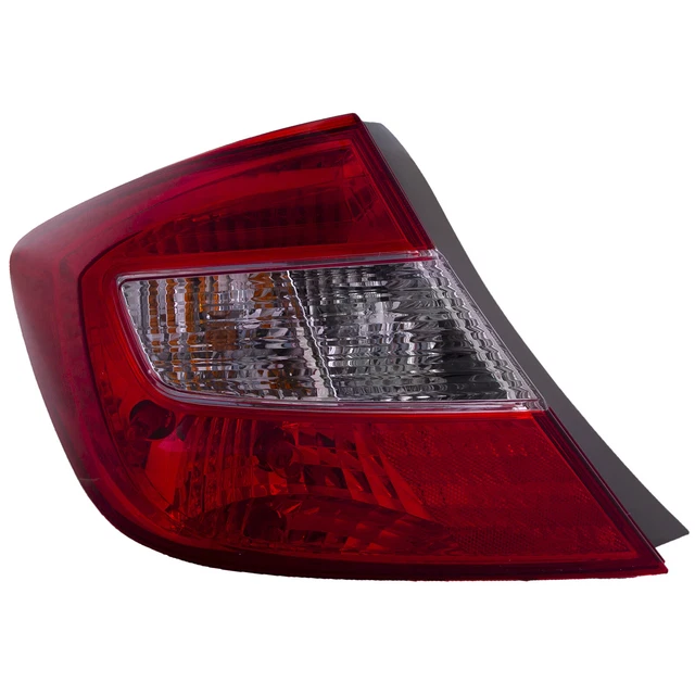TAIL LIGHT LEFT Driver Side Assembly Replacement Fits Honda Civic 2012