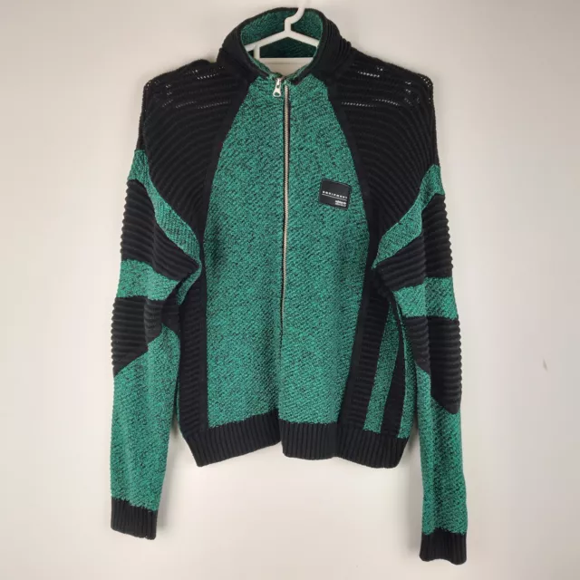 Adidas Originals Equipment Women's Zip Up Knitted Sweater Size Uk 8